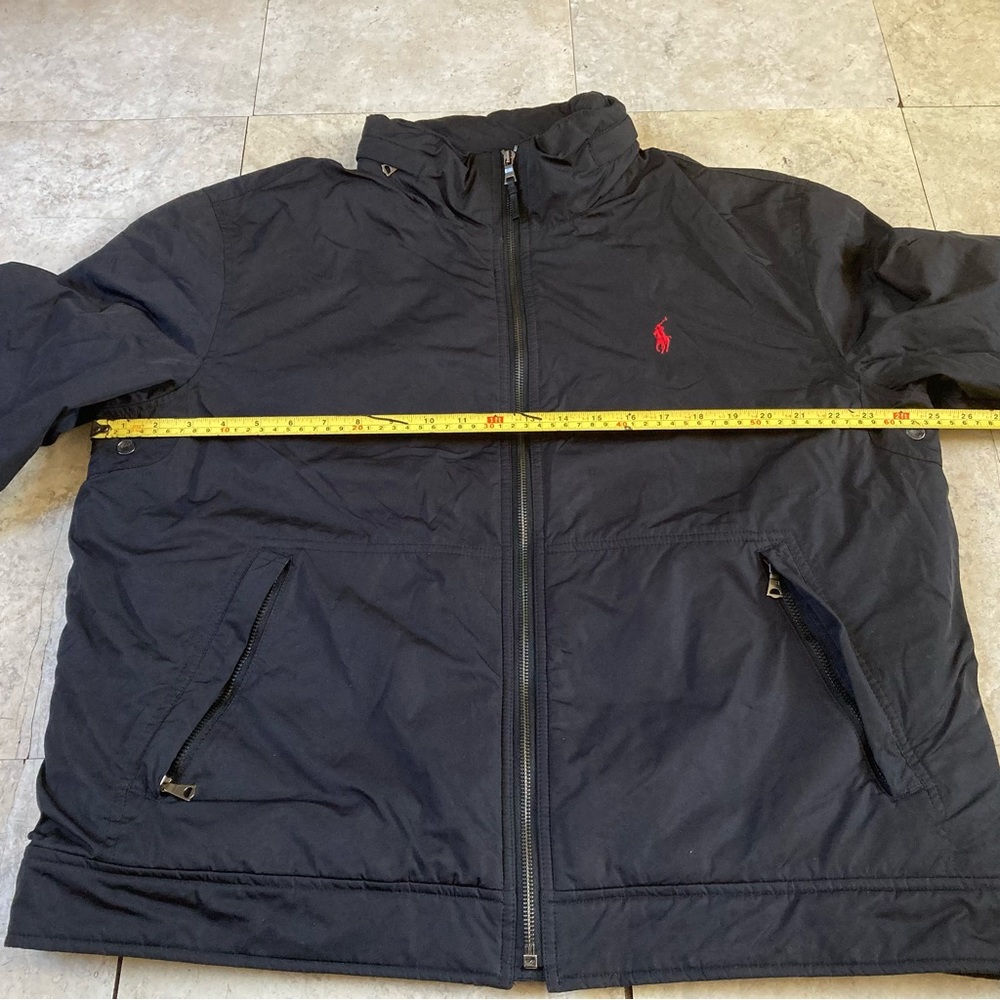 Vintage Polo Ralph Lauren Men's Lined Jacket With Retractable Hood - Picture 10 of 11
